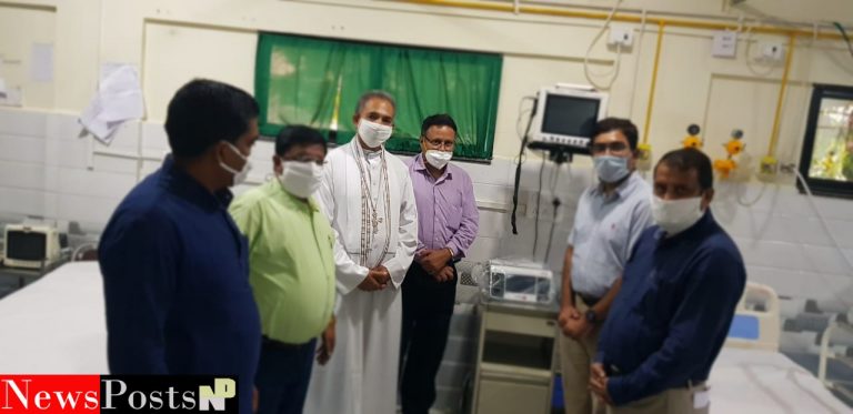 अंबुजा सिमेंट लिमिटेड व अंबुजा सिमेंट फाउंडेशन तर्फे व्हेंटिलेटर भेट